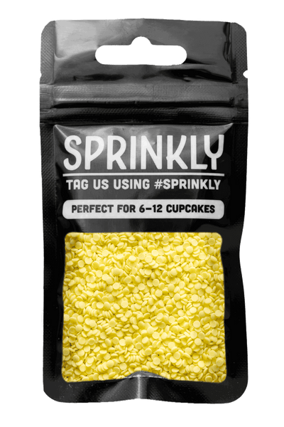 Sugar Confetti - Yellow - SimplyCakeCraft