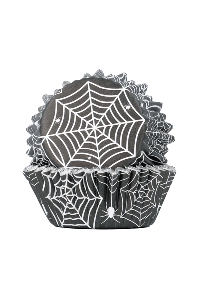 Cupcake Cases - Halloween Spider Web - 30 Pack - SimplyCakeCraft