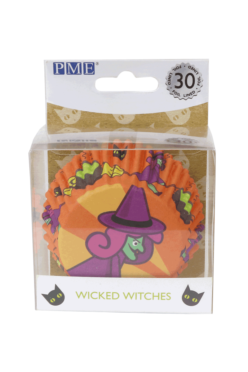 Cupcake Cases - Halloween Witches - 30 Pack - SimplyCakeCraft
