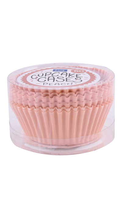 PME - Cupcake Cases - Peach - 60 Pack - SimplyCakeCraft