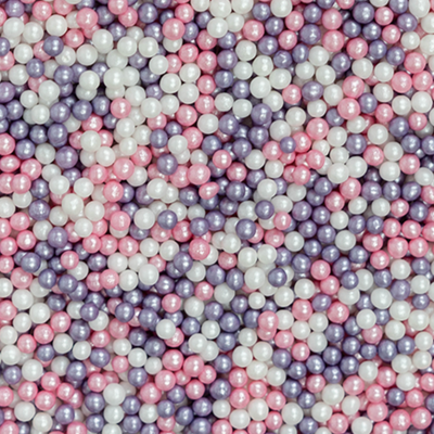 Glimmer Pearls - Pink, White & Violet - SimplyCakeCraft