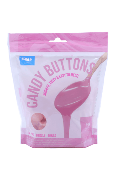 Candy Buttons - Pink (284g/10 oz) - SimplyCakeCraft