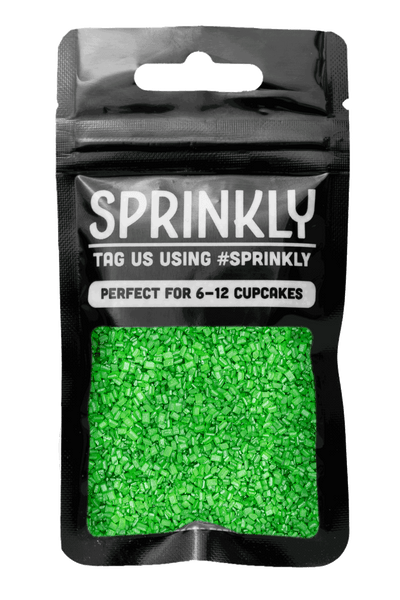Sparkling Sugar - Green - SimplyCakeCraft