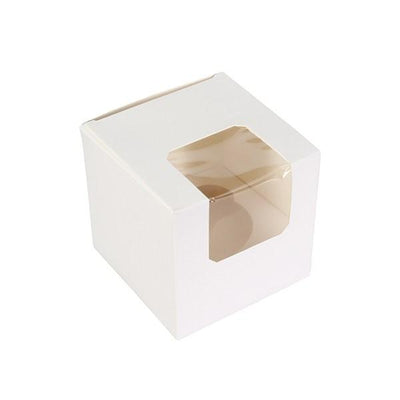 White Single Cupcake/Muffin Box - SimplyCakeCraft