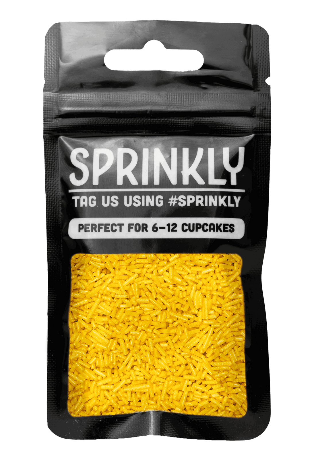 Glimmer Strands - Yellow (No E171) Sprinkles SPRINKLY