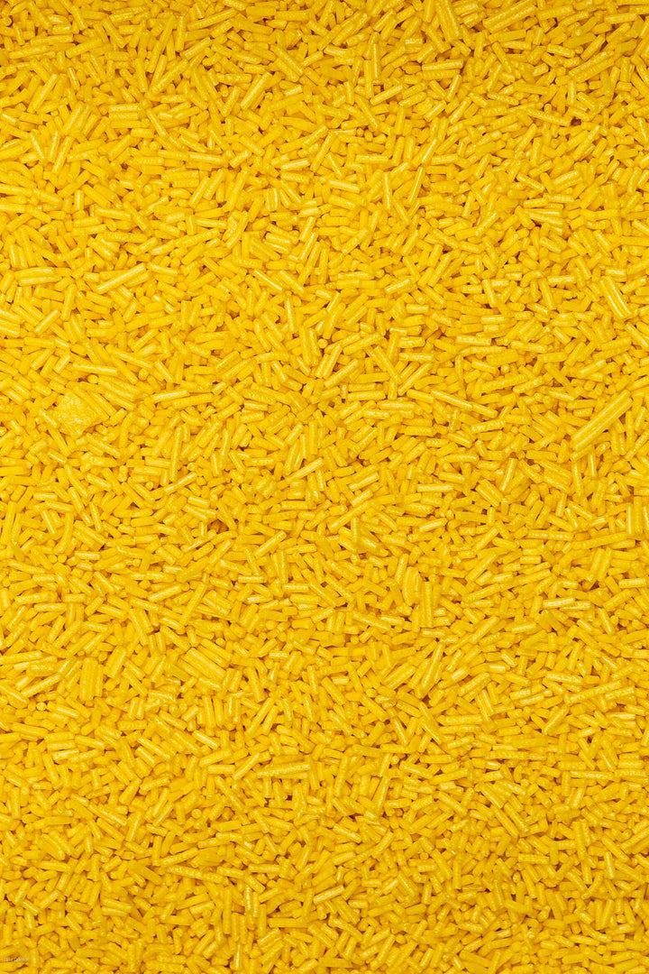Glimmer Strands - Yellow (No E171) Sprinkles SPRINKLY
