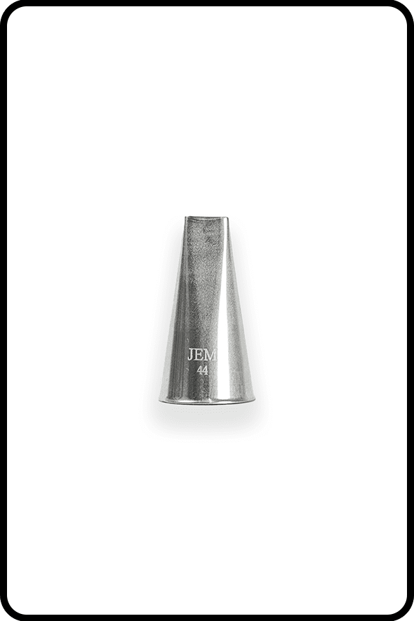 JEM Nozzle - Small Plain Basketweave Nozzle #44 Piping Nozzle JEM