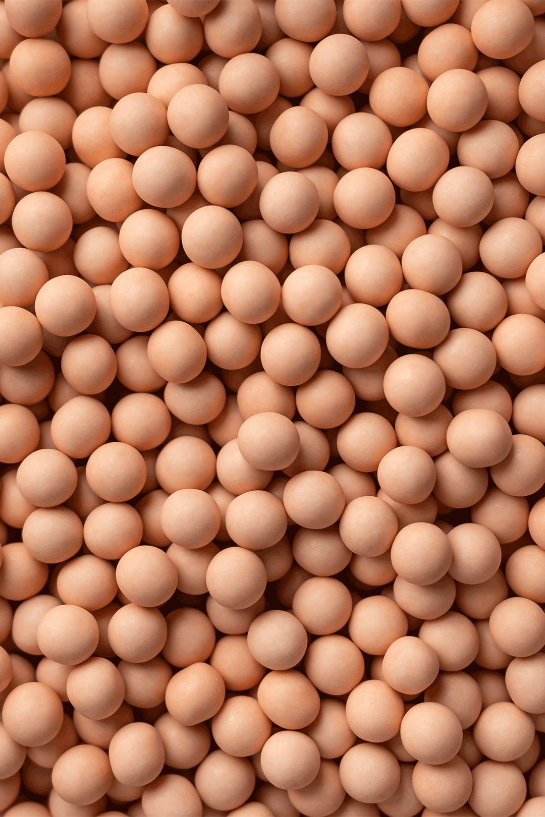 Matt Chocolate Balls - Peach - (Large/10mm) Sprinkles Sprinkly