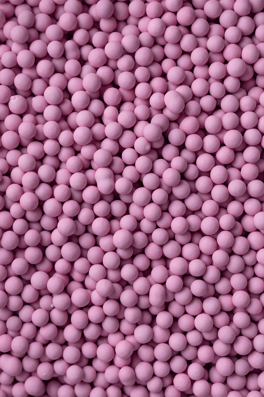 Matt Chocolate Balls - Pink - (Small/6mm) Sprinkles Sprinkly
