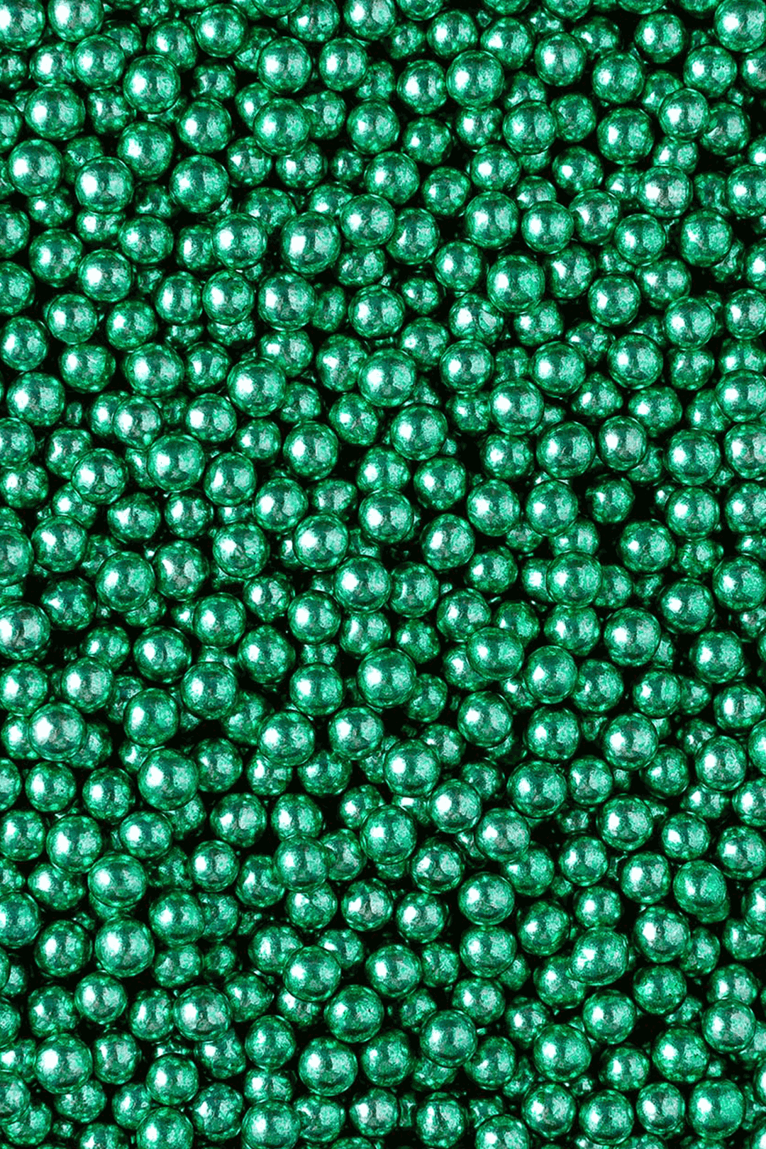 Metallic Pearls - Green 6mm Sprinkles Sprinkly