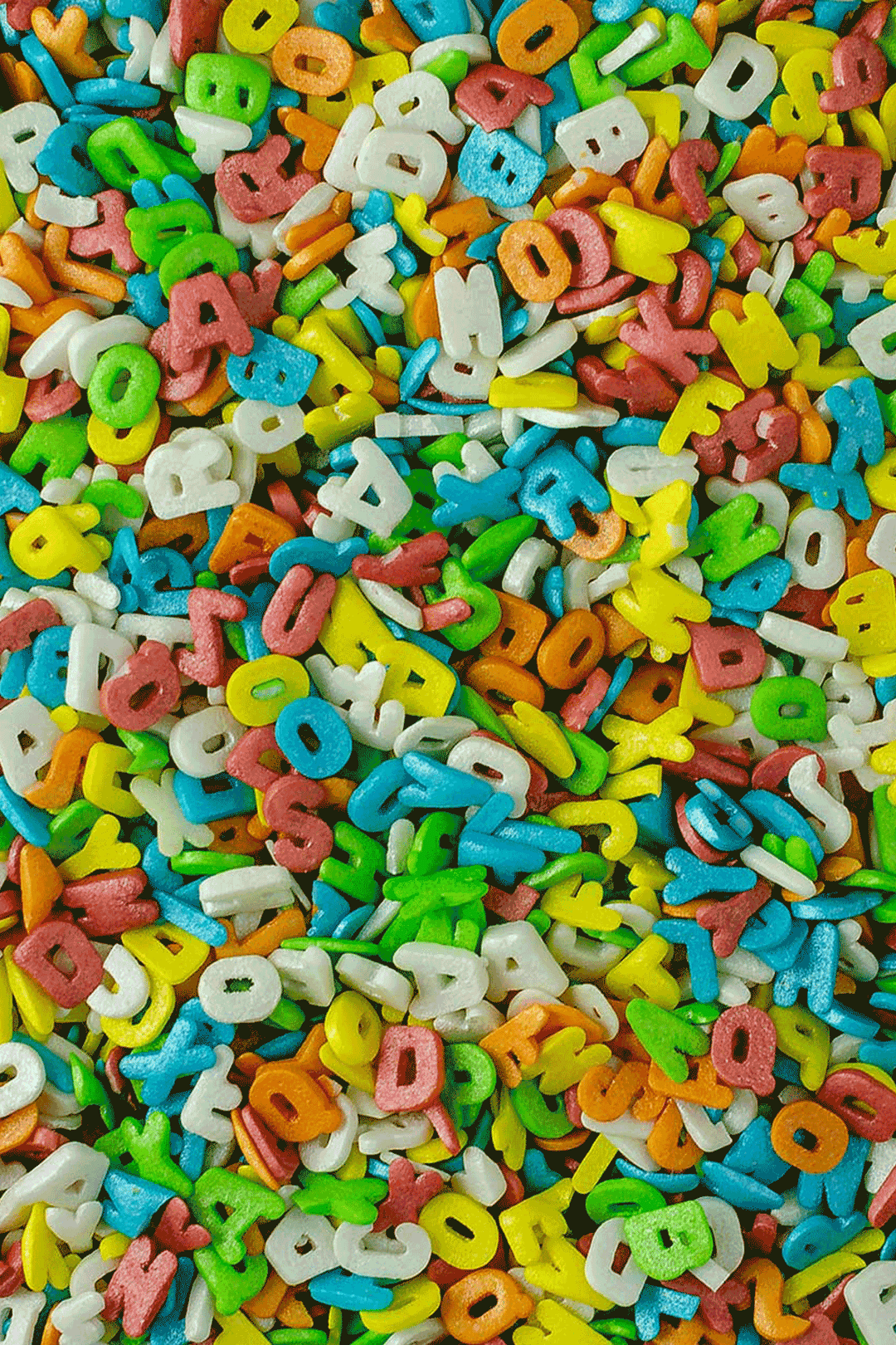 Sprinkle Shapes - Alphabet - 25g Sprinkly