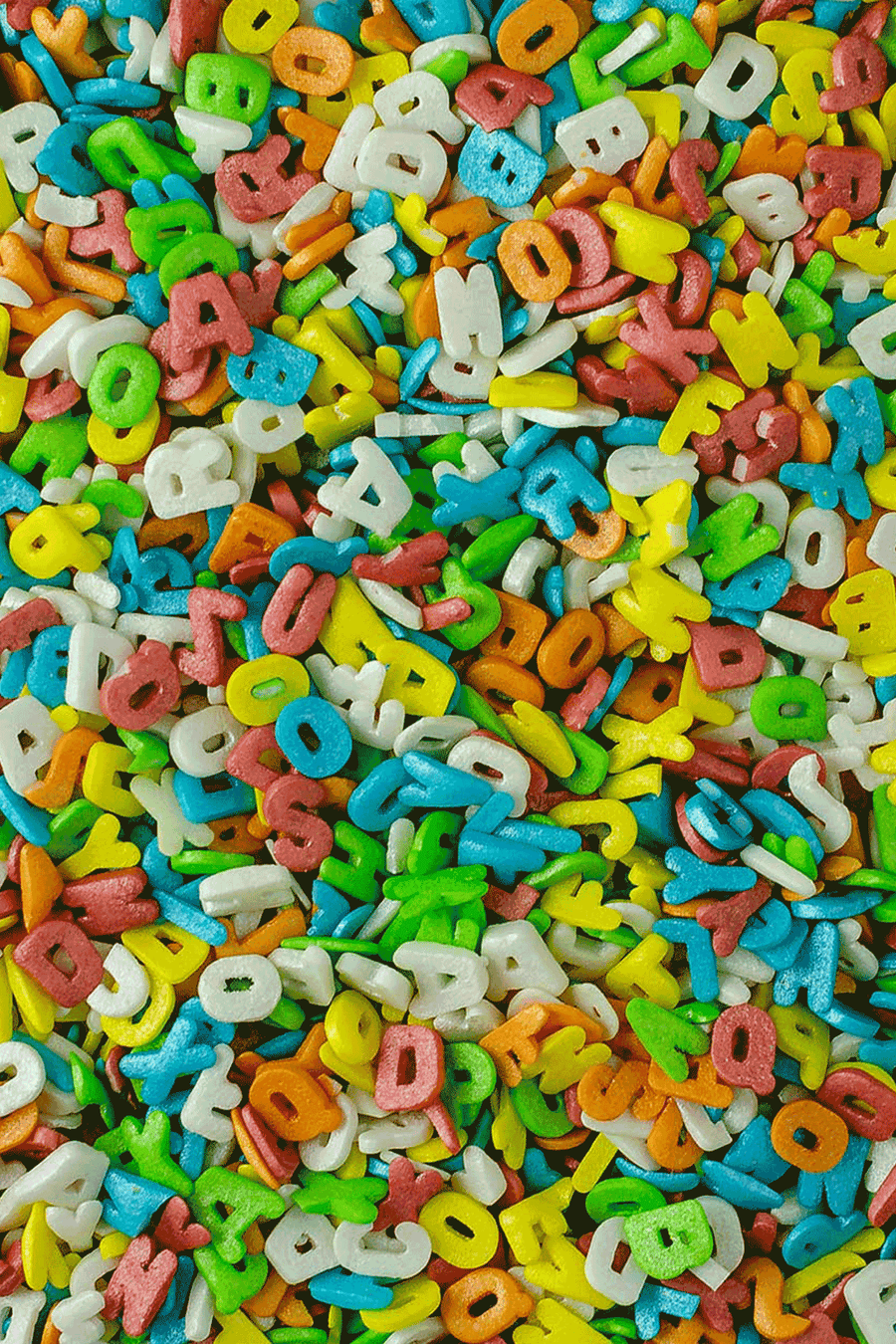 Sprinkle Shapes - Alphabet - 25g Sprinkly