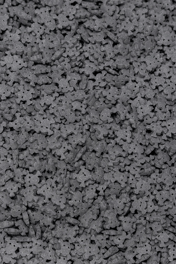 Sprinkle Shapes - Skulls (Black) - 25g Sprinkly