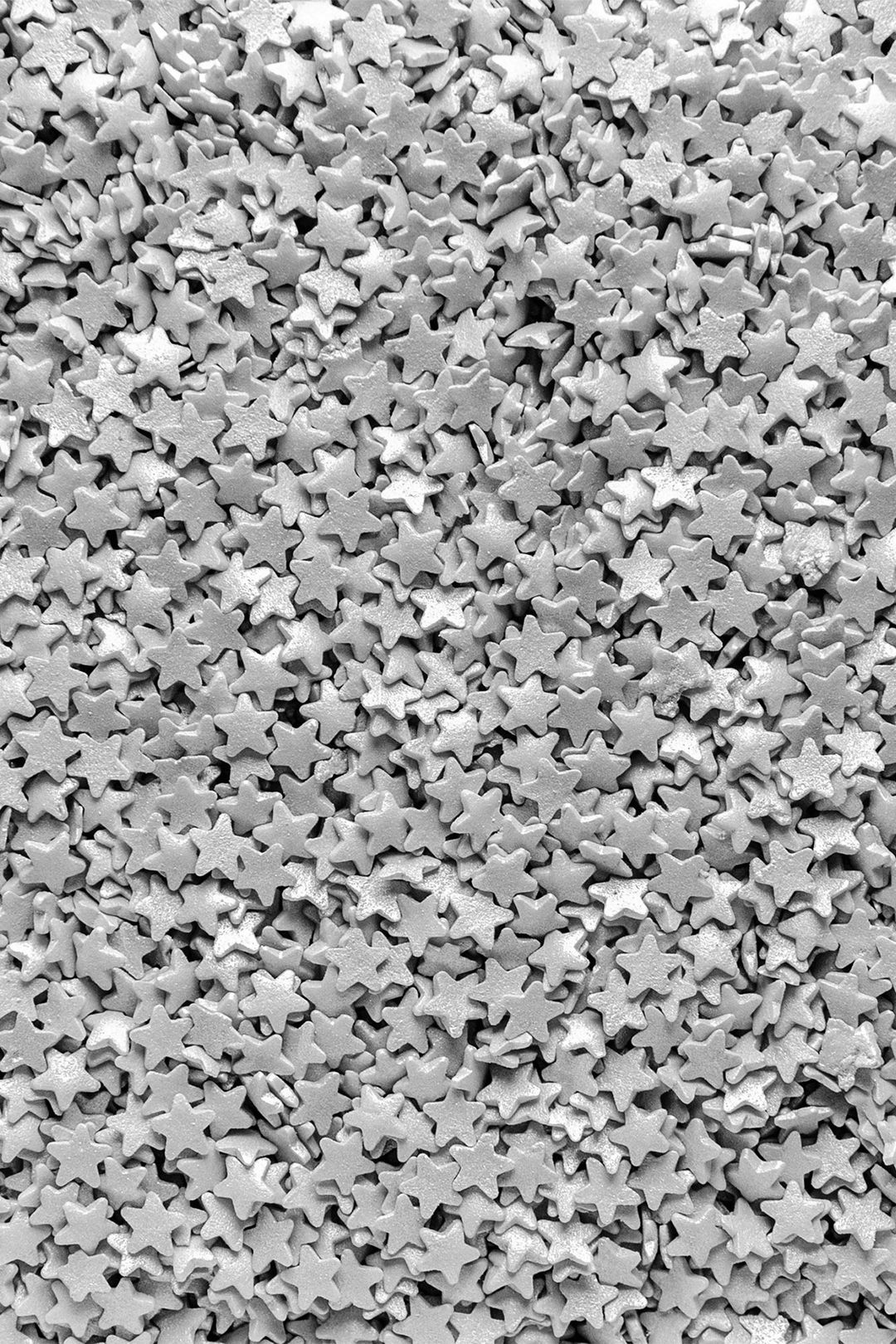 Stars - Glimmer Silver Sprinkles Sprinkly