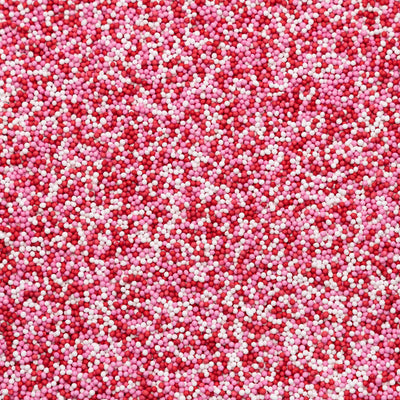 100's & 1000's - Pink, White & Red (Valentines Mix) Sprinkles Sprinkly 