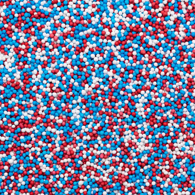 100's & 1000's - Red, White & Blue Sprinkles Sprinkly 