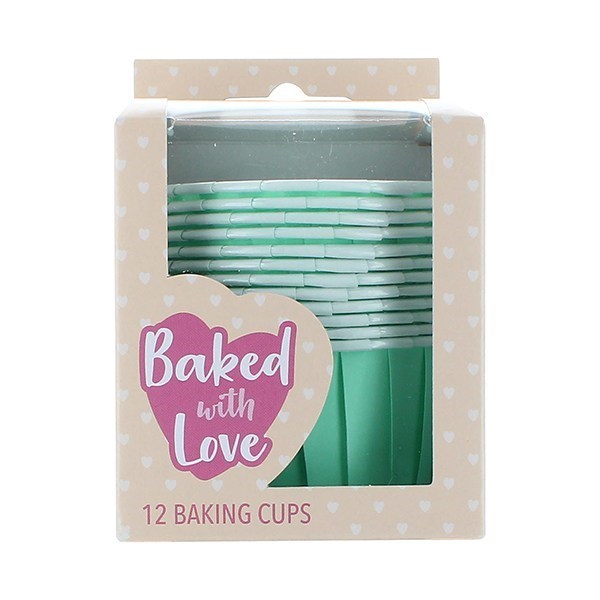 Aqua Baking Cups 12 Pack Perfect For Your Cupcakes - SimplyCakeCraft