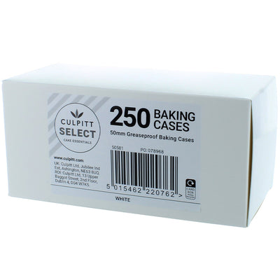 250 Bulk Trade Baking Cases - White - SimplyCakeCraft