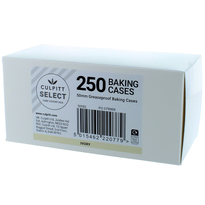 250 Bulk Trade Baking Cases - Ivory - SimplyCakeCraft