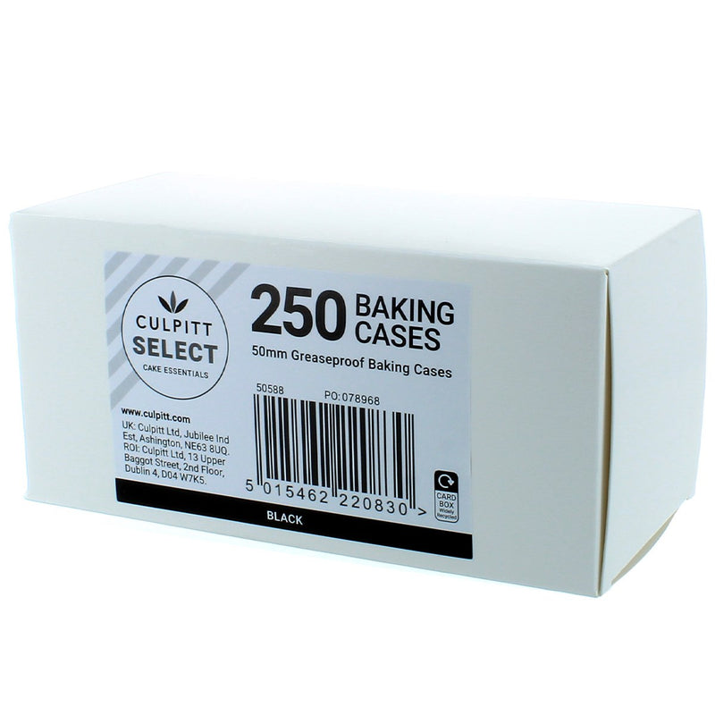 250 Bulk Trade Baking Cases - Black - SimplyCakeCraft