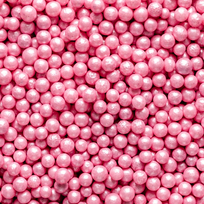 Glimmer Pearls - 7mm Pink - SimplyCakeCraft