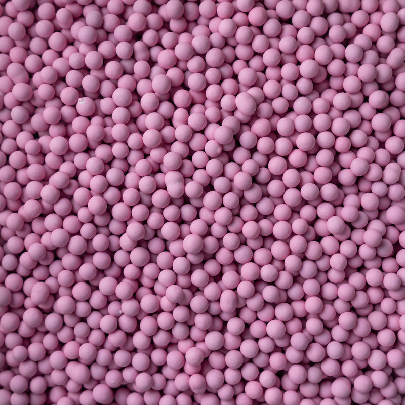 Matt Chocolate Balls - Pink (Small/6mm) - SimplyCakeCraft