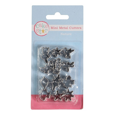 12 Piece Nature Mini Metal Cutters - SimplyCakeCraft