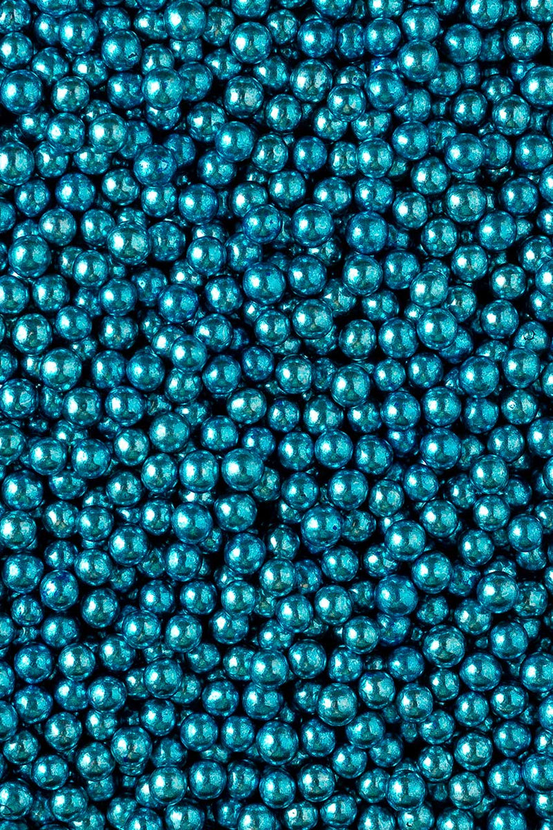 Metallic Pearls - Blue 6mm - SimplyCakeCraft