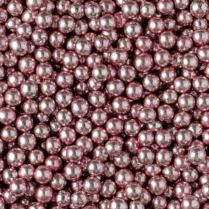 Metallic Pearls - Pink 6mm - SimplyCakeCraft
