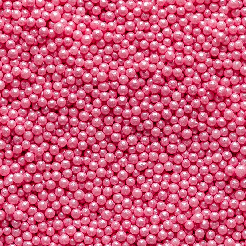 Glimmer Pearls - 3mm Pink - SimplyCakeCraft