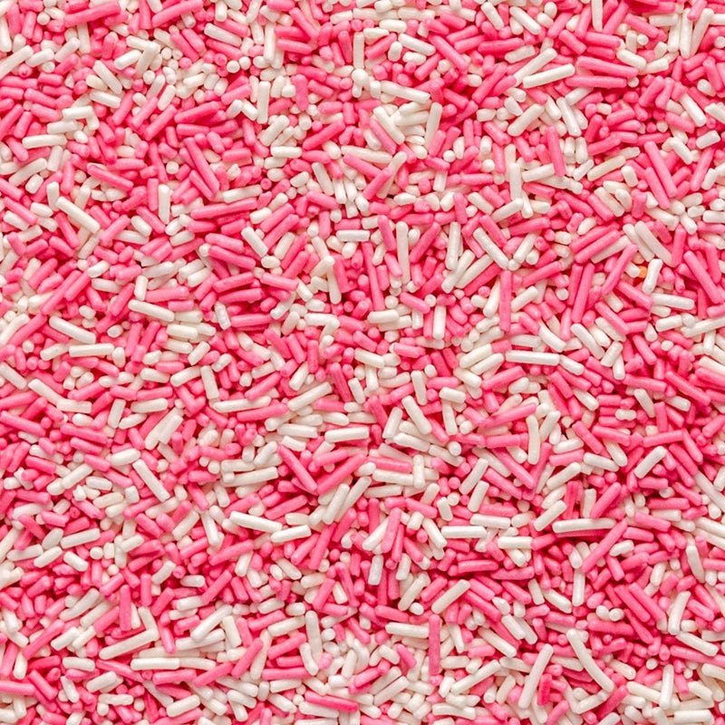 Sugar Strands - Pink & White - SimplyCakeCraft