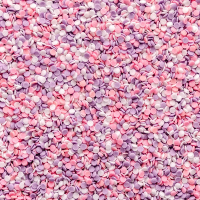 Sugar Confetti - Pink, White & Lilac - SimplyCakeCraft