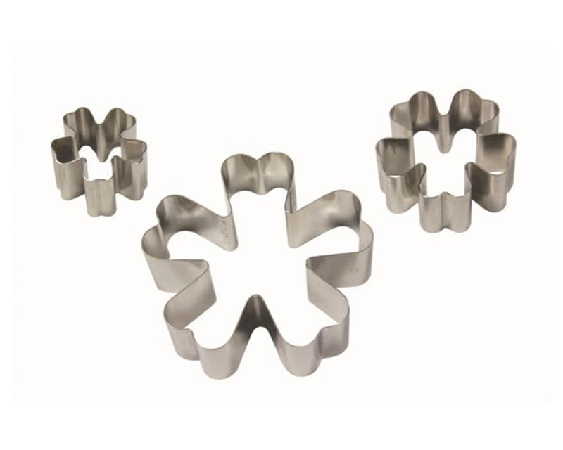 PME Primrose Stainless Steel Cutters Set of 3 - SimplyCakeCraft