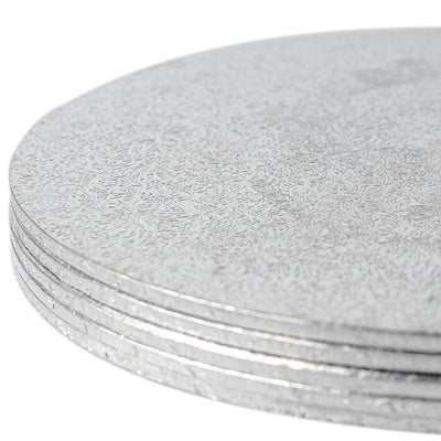 Round Silver Cake Card (2mm) - Range of Sizes - SimplyCakeCraft