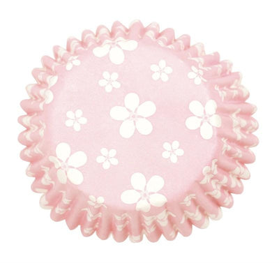 Pink Blossom Cupcake Cases - SimplyCakeCraft