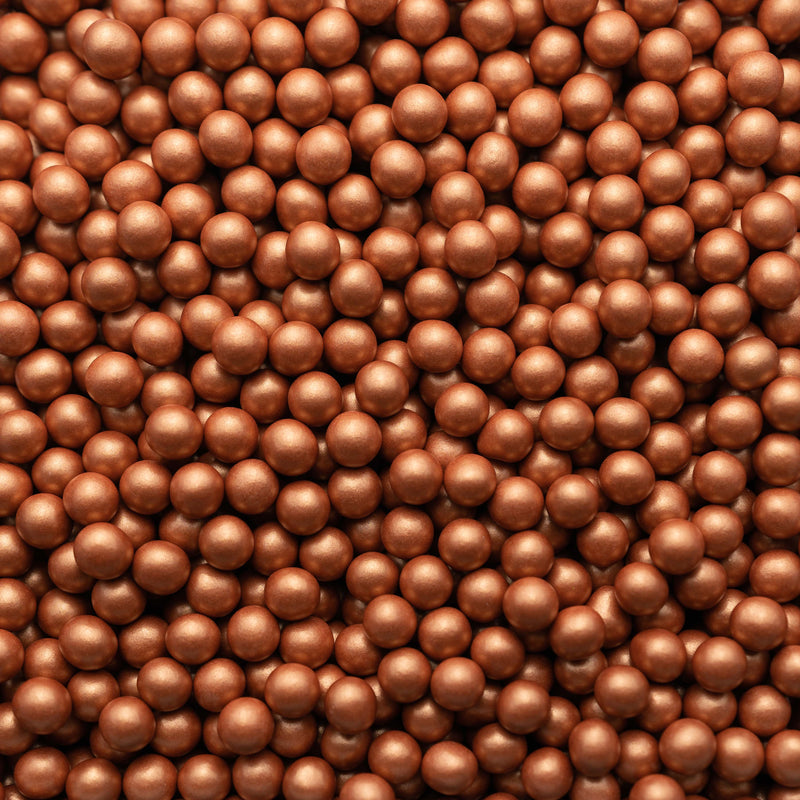 Chocolate Balls - Pearlescent Bronze/Copper - (Large/10mm) - SimplyCakeCraft