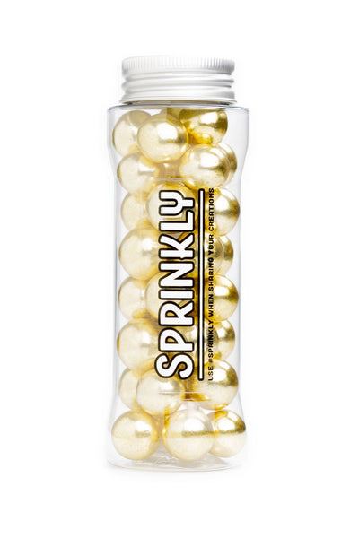 Chocolate Balls - Metallic Gold - (X-Large/20mm) Sprinkles Sprinkly 