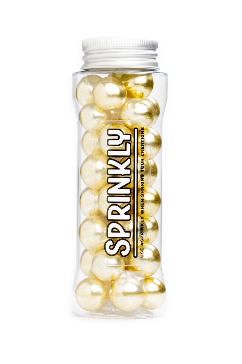Chocolate Balls - Metallic Gold - (X-Large/20mm) Sprinkles Sprinkly 