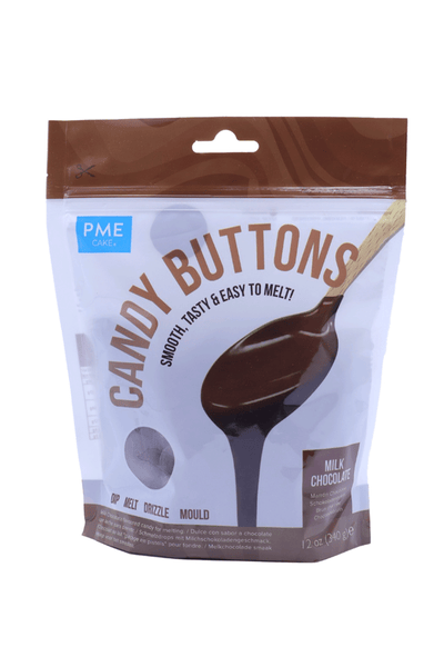 Candy Buttons - Milk Chocolate (284g/10 oz) - SimplyCakeCraft