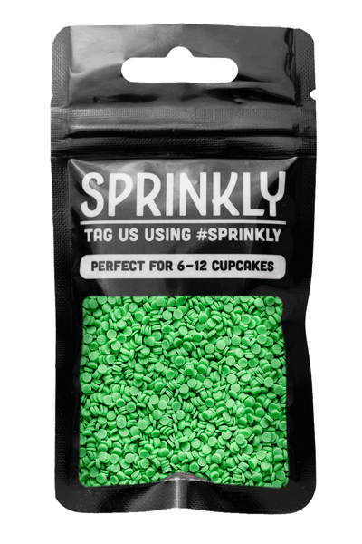 Sugar Confetti - Green - SimplyCakeCraft