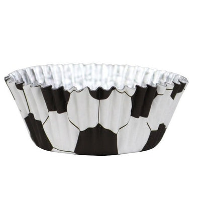 PME Football Foil Cupcake Cases Pack of 30 - SimplyCakeCraft