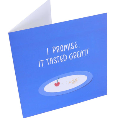 'It Tasted Great' Greeting Card Greeting & Note Cards PME 