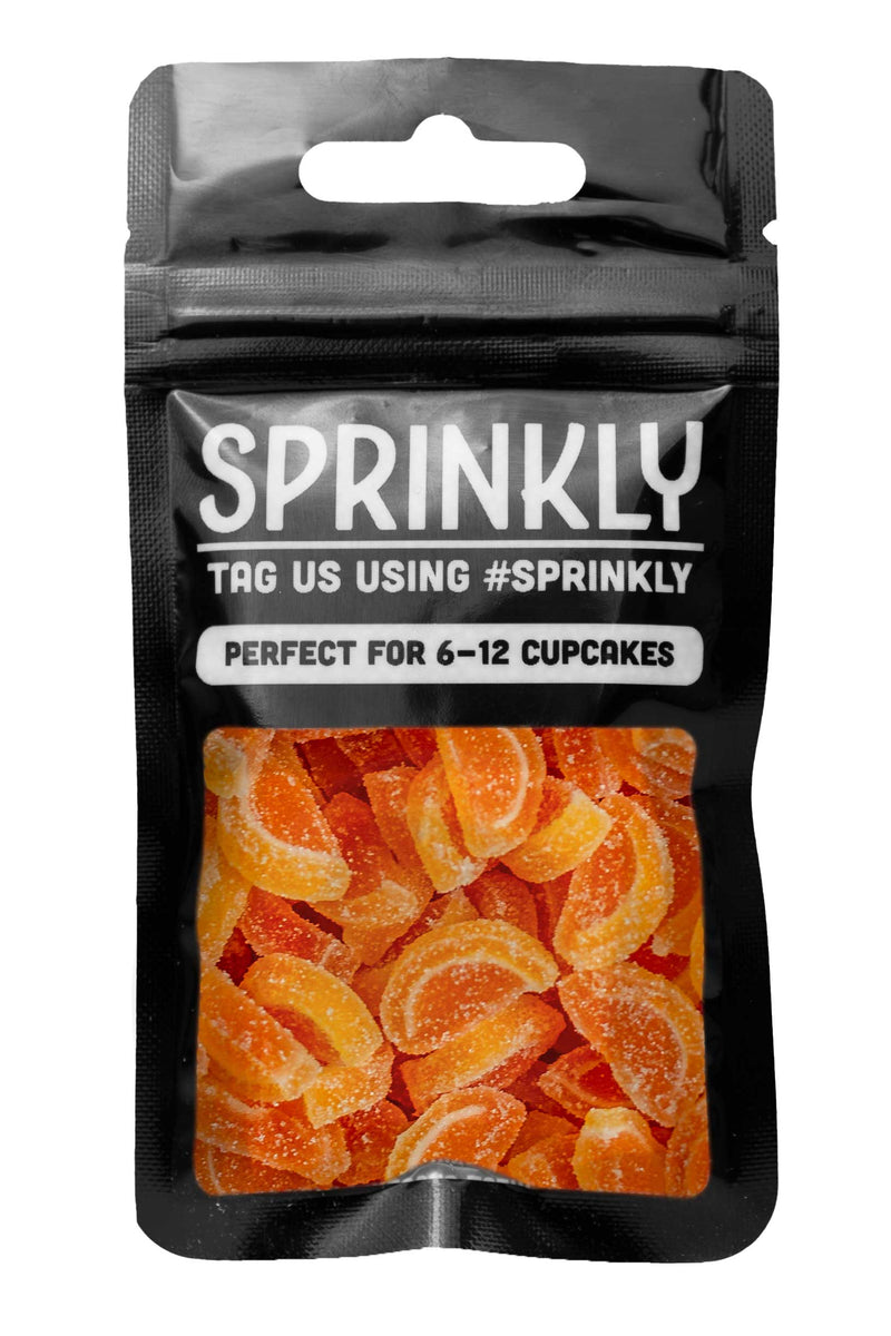 Mini Fruit Jelly Slices - Orange - SimplyCakeCraft