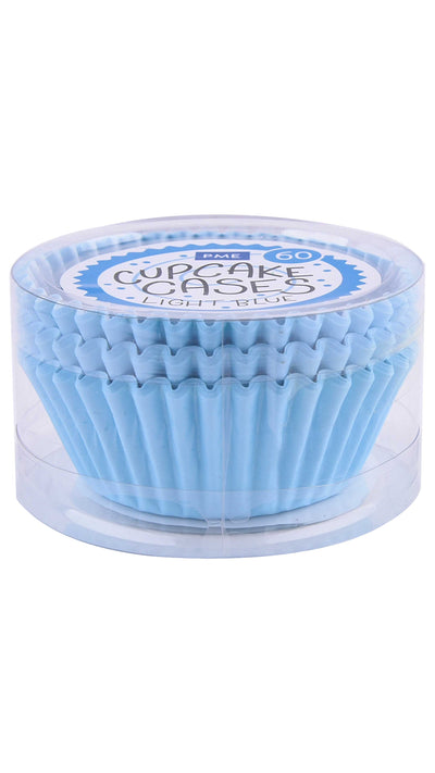 PME - Cupcake Cases - Light Blue - 60 Pack - SimplyCakeCraft