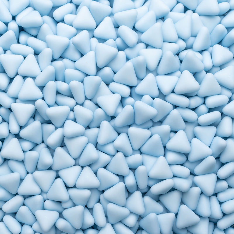 Matt Triangles - Blue Sprinkles Sprinkly 