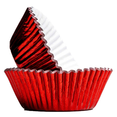 PME - Cupcake Cases - Metallic Red - 30 Pack - SimplyCakeCraft
