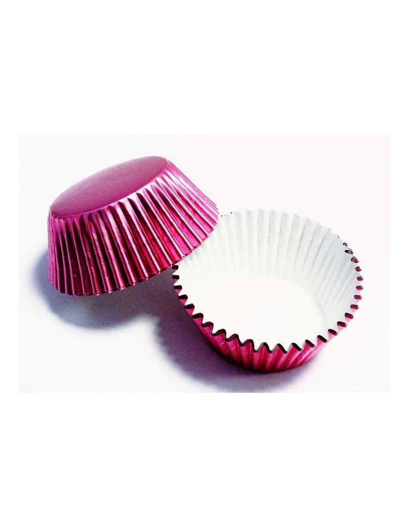 PME Metallic Pink Baking Cases x 30 - SimplyCakeCraft