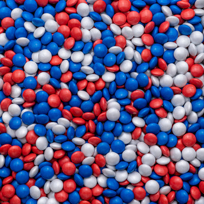 Mini Chocolate Beans - Red, White & Blue Sprinkles Sprinkly 
