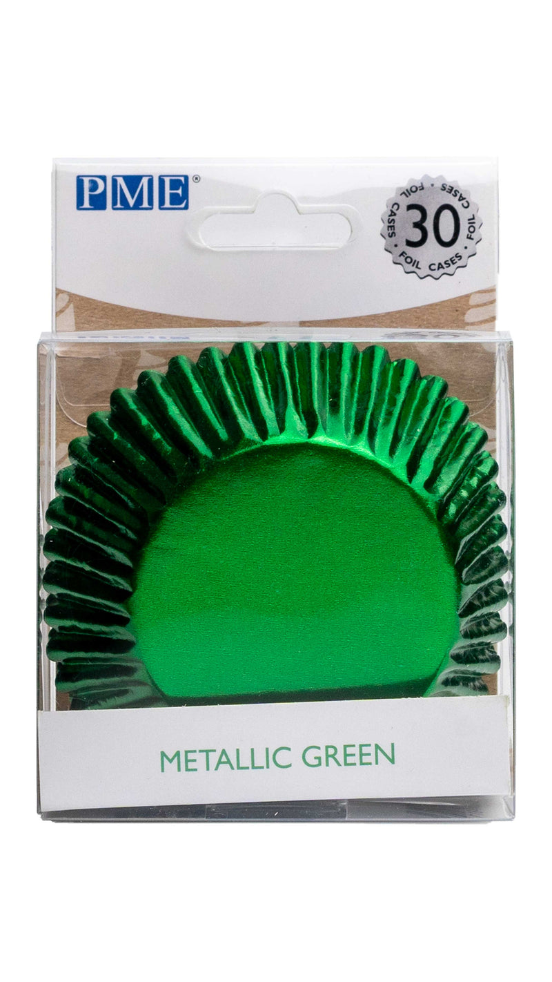 PME - Cupcake Cases - Metallic Green - 30 Pack Cupcake Cases PME 