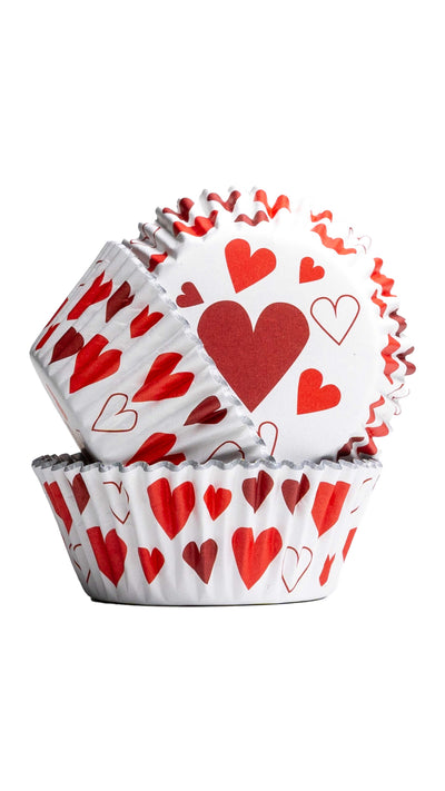 PME - Cupcake Cases - Valentines Hearts - 30 Pack Cupcake Cases PME 